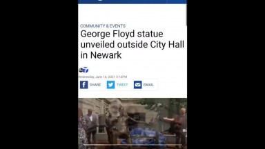 George Floyd Statue Unveiled in Newark