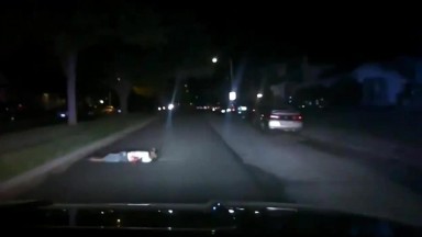 Officer Runs Over Shooting Victim