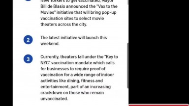 NYC Vax to the Movies