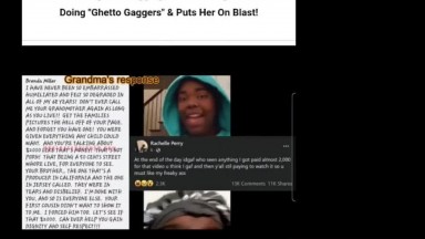 Grandmother Disowns Granddaughter over Ghetto Gaggers