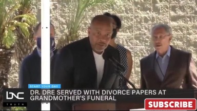 Dr Dre Served at Grandmother's Funeral
