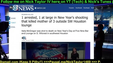 24 YO mother of 3 shot/killed outside Houston nightclub on New Years