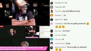 Tommy Sotomayor on a Stream with Taz, George Macon and Nylah Says