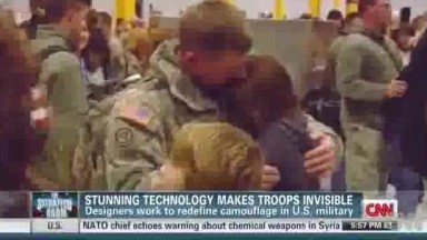New technology makes troops invisible