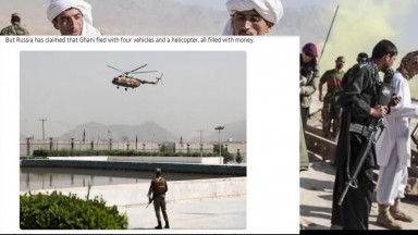 Afghan President flees country with 4 cars and a helicopter full of US dollars (reload)