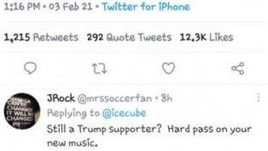 Ice Cube Dragged On Twitter