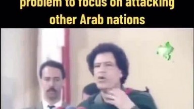Censored Men    Gaddafi on Palestine in 1988   The Palestinian dike is a frontline defending the Arab nation — They [Isr